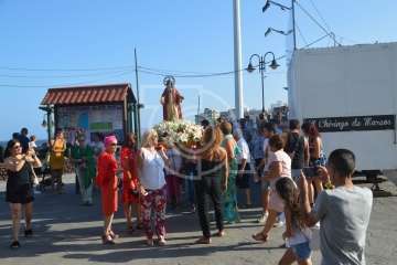 Procesión marítimo-terrestre de Melenara 2018 (Foto TA)